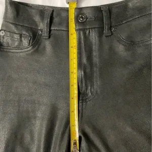 7 For All Mankind Metallic Coated High Rise Skinny Jean 28 Goth Punk Rocker Rave thumbnail 9