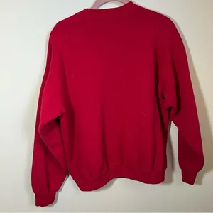 ✨ Vintage Lee‎ Red Iowa Crewneck Sweatshirt Large thumbnail 10