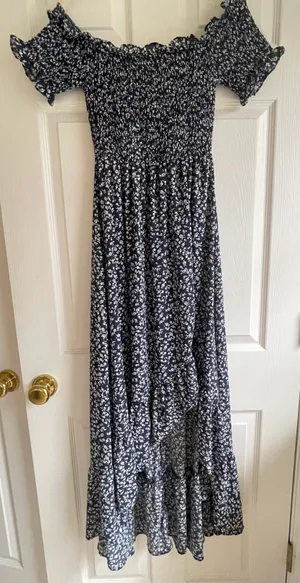 Francesca's NWOT Blue Maxi Dress thumbnail 3