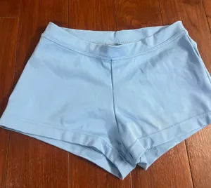Capezio Light Blue Spandex Shorts thumbnail 1