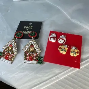 Coco + Carmen NWT Christmas Holiday pierced earrings lot thumbnail 2