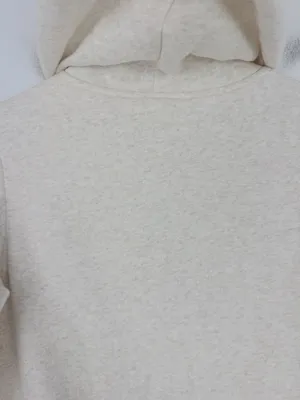 Vitality Cozy Zip Sweatshirt Oat Marl Varsity Hoodie Size 2XS XXS $96 EUC thumbnail 10