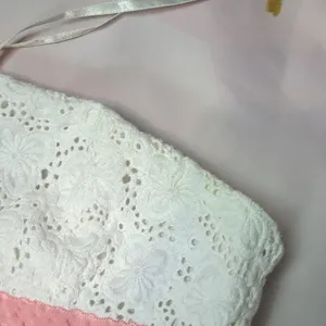 LILLY Pulitzer Vintage White Strapless Dress Size 2 thumbnail 4
