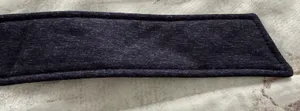 Navy Blue Canvas Fabric Belt with Silver Buckle, size 64” thumbnail 5