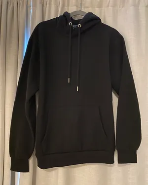 Forever 21 Black Hooded Sweatshirt thumbnail 1