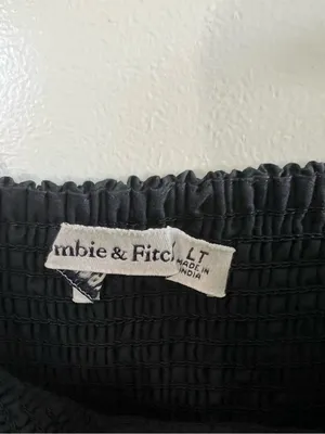 Abercrombie Dipped-Waist Smocked Mini Dress thumbnail 3