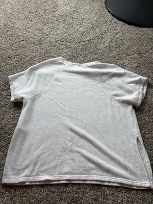 Cream Aerie Oversized Short Sleeve Tee Extra Small thumbnail 2