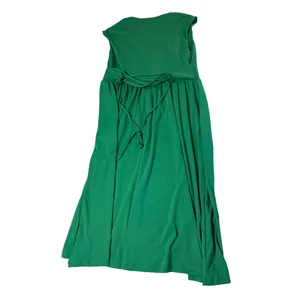 NWT OYS Size XXL Deep V Neck Cap Sleeve Pleated A Line Midi Dress Pocket Green thumbnail 4