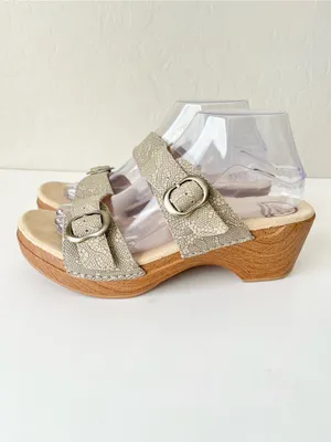 Dansko Sophie wedge sandals cream size 40 US 8.5 thumbnail 5