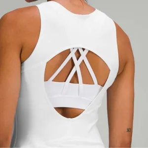 NWT LULULEMON Everlux Short Lined White Tennis 6” Tank Dress thumbnail 3