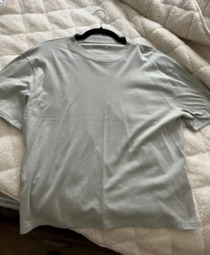 Abercrombie Light Blue Boyfriend T-Shirt thumbnail 1