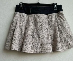 Lululemon Pace Rival Skirt Dottie Dash Grain Black Size 6 TALL Golf Tennis Small thumbnail 4