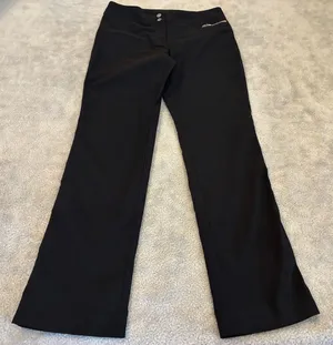 Anne Klein Black Straight Leg Dress Pants Size 4 thumbnail 1