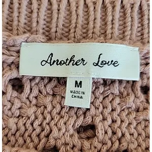 Crochet Open Knit Top Fringe Womens Size M Rose Pink Boho Beachy Coastal thumbnail 5