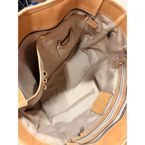 Coach Y2K Legacy‎ Transatlantic Business Leather Tote Briefcase Bag Tan F70103 thumbnail 9