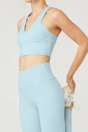 Alo Yoga High-Waisted Airlift Leggings 7/8 Chalk Blue M thumbnail 1