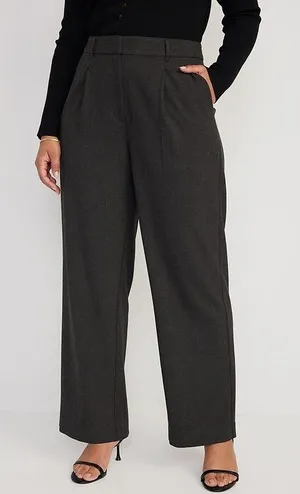 NWT Old Navy Extra High-Waisted Taylor Trouser Wide-Leg Pants Full Length Large thumbnail 1