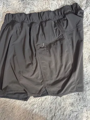 Black Active Mini Skirt with Elastic Waist Size L thumbnail 3