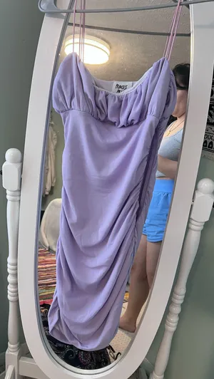 Princess Polly Purple Mini Dress thumbnail 1