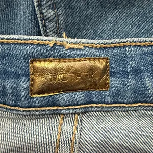 MOTHER The Tripper Ankle Fray Blue Distressed Straight Leg Jeans thumbnail 16