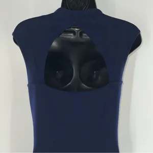 Ralph Lauren Black Label Classic Navy Wool Blend Professional/Classic Dress-Sz L thumbnail 5