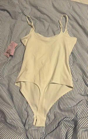 Target White scoop neck bodysuit thumbnail 1