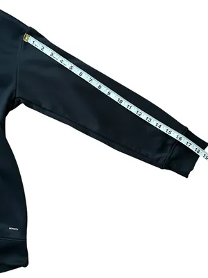 Mondetta Zip Up Performance High Neck Hoodie Sweatshirt Black Medium thumbnail 10