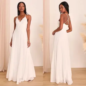 Lulus Madalyn‎ Lace Maxi Dress in White Size Small thumbnail 2