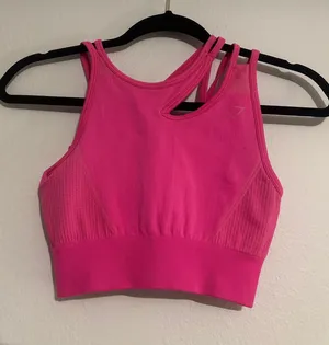 Gymshark Pink Sports Bra Small thumbnail 1