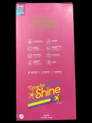 ✨ Barbie x Stanley “SuperStar Barbie” 40oz FlowState Quencher H2.0 Tumbler ✨ thumbnail 5