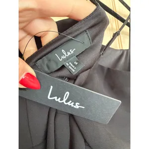 NWT Lulus Sweetest Invite Black Sleeveless Midi Dress Party Night Out Size S thumbnail 6