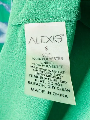 Alexis Green Meadow Tie Dye Chiffon Print Tassel Tie Maxi Skirt thumbnail 10