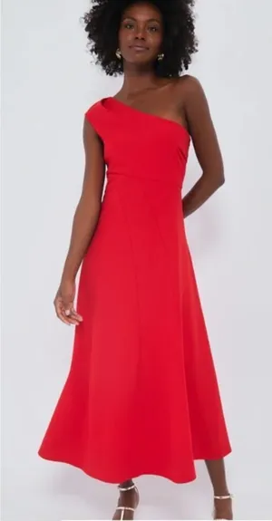 Tuckernuck x India Hicks Scarlet Carmen Dress NWT Sz. S thumbnail 1