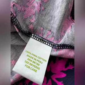 Lily Pulitzer 3/4 Sleeve Pink Frog Print Dress lightweight Pima Cotton S thumbnail 5
