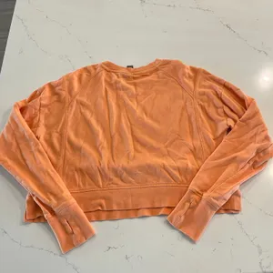 Sweaty Betty‎ After Class Crop Sweatshirt Orange Size Small 4-6 thumbnail 3