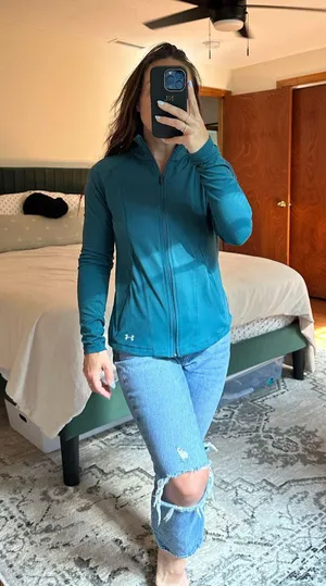 Under Armour Zip-Up Fitted Jacket thumbnail 2