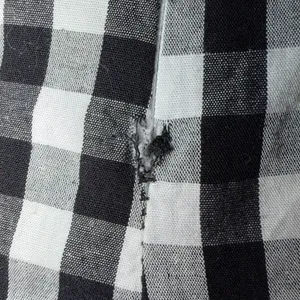 John Galt black and white Gingham babydoll Dress thumbnail 4