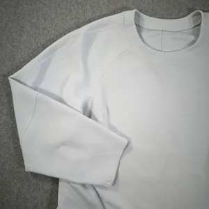 Lululemon AirWrap Modal Crew Sweatshirt Alpine White 16 Boxy Cropped Pullover thumbnail 3