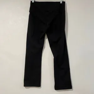 Aerie Offline The Hugger Legging High Rise Black Flare Yoga Pants Size L thumbnail 4