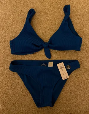 Blue Hollister Bikini Set NWT S thumbnail 1