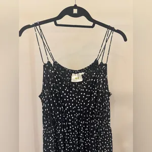 Anthropologie Maeve Finley Polka Dot Wide Leg Jumpsuit | Size 14 thumbnail 9