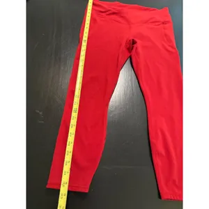 Fabletics‎ PureLuxe Red High Waisted Crossover Leggings Womens XL LG2251354-6218 thumbnail 2