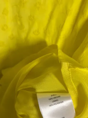 A Loves A Yellow Floral Dress Size XS thumbnail 9