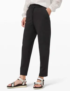 LULULEMON- Keep Moving Pant 7/8 High-Rise Black Size 4 thumbnail 1