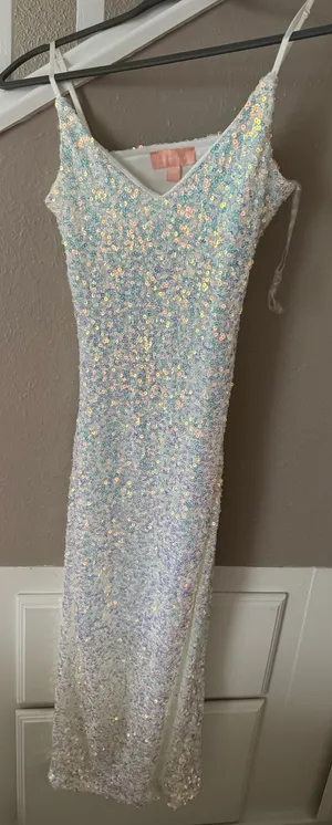 Midi dress Silver Size XS thumbnail 1
