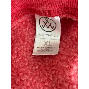 Alternative Apparel "Merry Merry Merry" Red Christmas Sweatshirt Size XL thumbnail 4