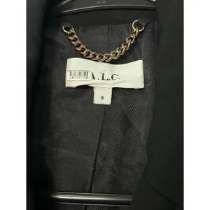 A.L.C. Women Black Double Breasted Gold Button Blazer Jacket thumbnail 5