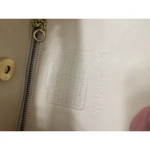vtg Coach Mini Shopper Bucket Tote Bag 9993 ivory leather top handle crossbody thumbnail 6