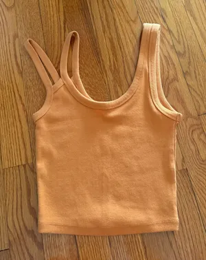 Abercrombie and fitch peach tank size xs thumbnail 1