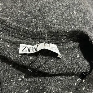 Nwot Zara Wool / Alpaca Blend Rib Trim Knit Long Cardigan Gray Small thumbnail 13